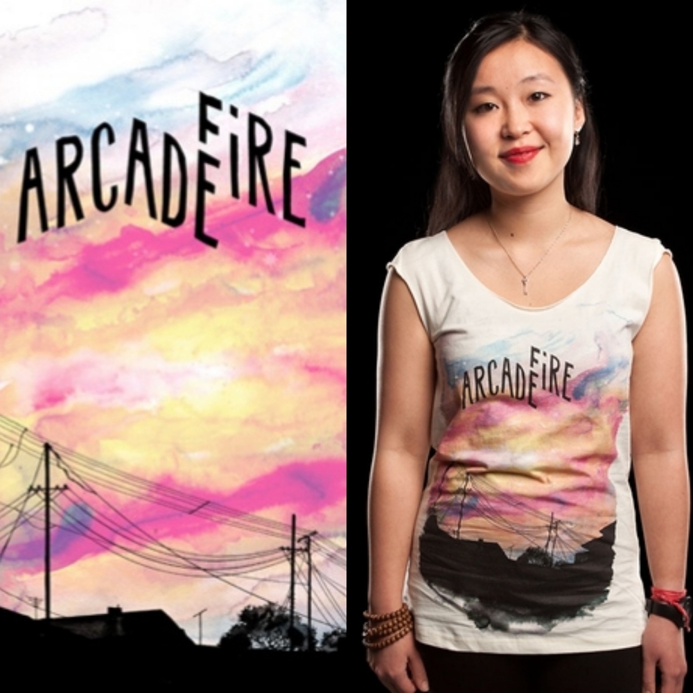THREADLESS Arcade Fire "The Half Light" Tee